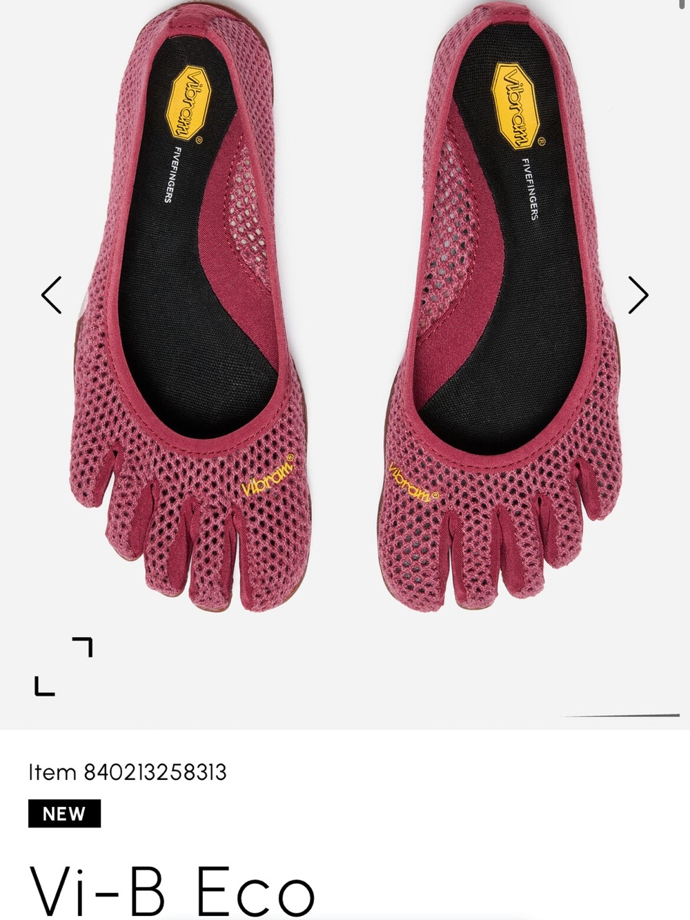 Vibram FiveFingers 37 Burgandy Shoes